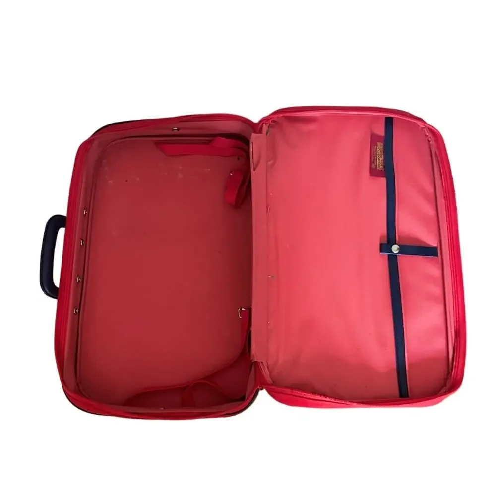 Vintage Peters Bag Corp 1986 Kids Red Balloon Suitcase